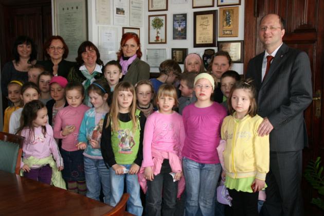 Zajęcia świetlicowe u Burmistrza Miasta