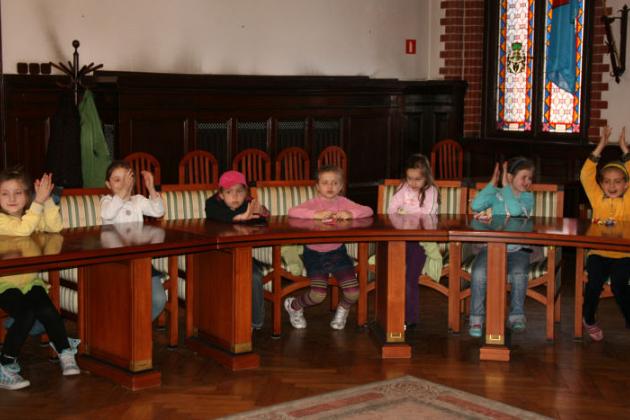 Zajęcia świetlicowe u Burmistrza Miasta