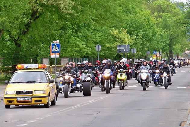 Parada motocykli odwiedziła Lębork