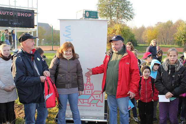 Piesza wyprawa po Lęborku. Pogoda dopisała, humory też
