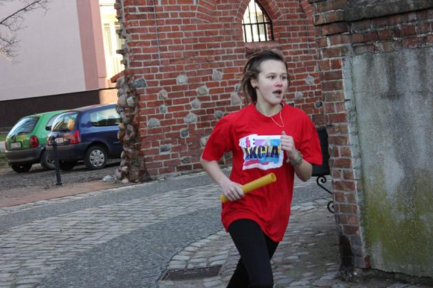 Biegali z Mikołajem