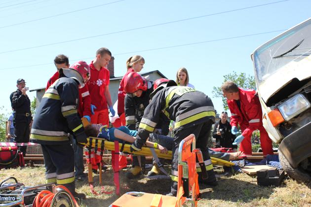 Bezpieczny przejazd - symulacja wypadku