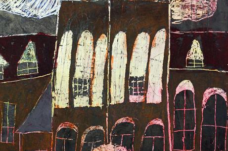 Herb miasta i Urząd Miejski w Lęborku w pracach plastycznych