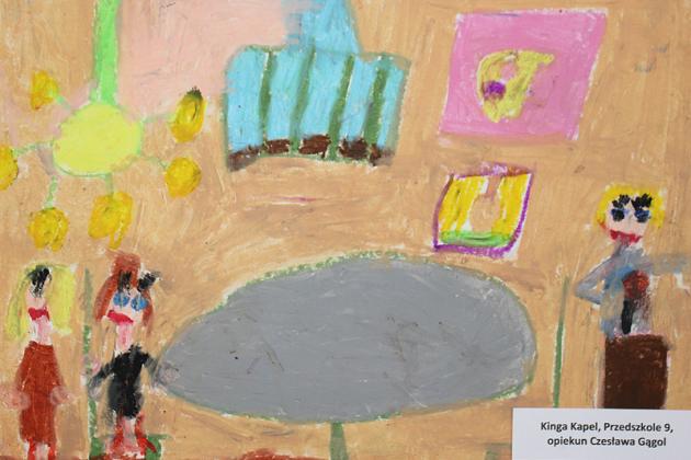 Herb miasta i Urząd Miejski w Lęborku w pracach plastycznych