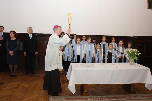 Biskup z kolędą w ratuszu