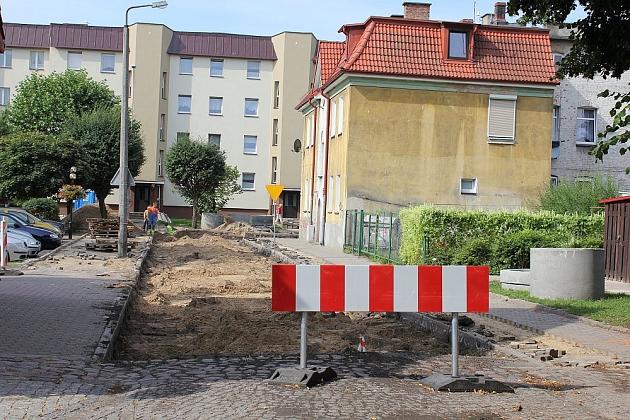 Remont ulic w centrum miasta