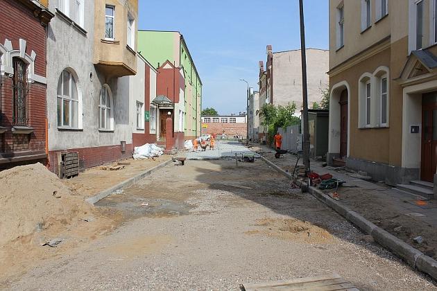 Remont ulic w centrum miasta