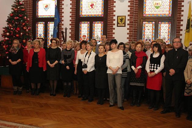 Biskup Kasyna kolędował w ratuszu