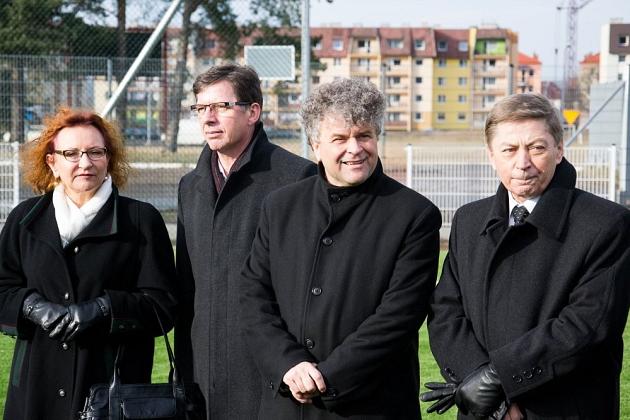 Otwarcie nowego boiska na Stadionie Miejskim