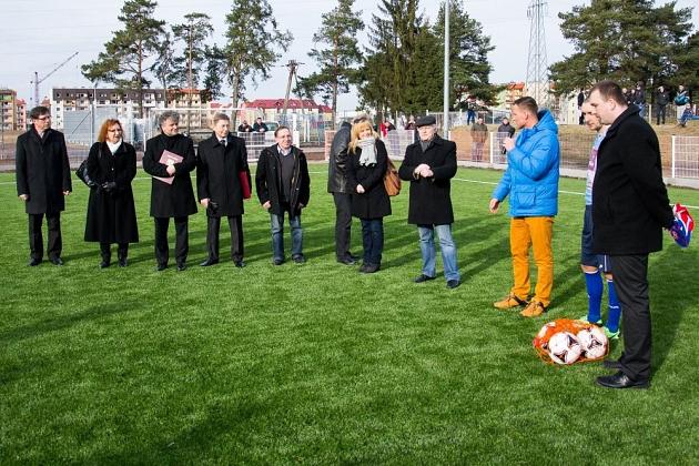 Otwarcie nowego boiska na Stadionie Miejskim