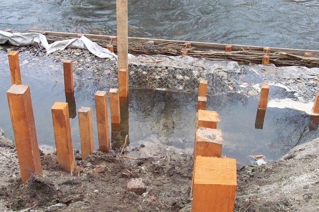 Budowa i przebudowa bulwarów nad rzeka Łebą