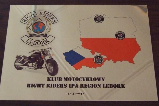 Lęborscy motocykliści na otwarciu Klubu w czeskich Hranicach