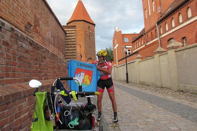Na rolkach dookoła Polski. Lębork kolejnym przystankiem.
