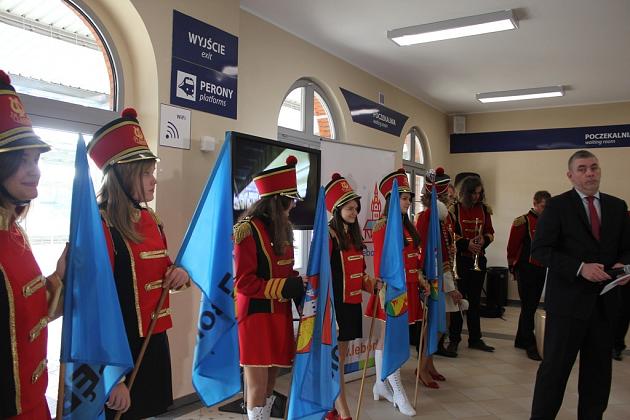 Otwarcie zmodernizowanego dworca PKP