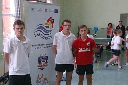 Zajęcia pokazowe z tenisa stołowego w ramach projektu „Baltic Rally”