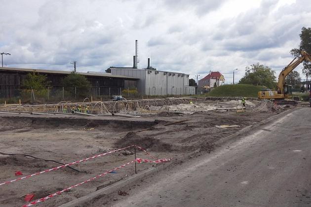Galeria zdjęć z budowy elektrociepłowni.