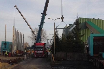Galeria zdjęć z budowy elektrociepłowni.