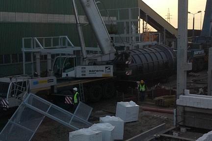 Galeria zdjęć z budowy elektrociepłowni.