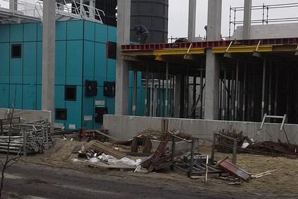 Galeria zdjęć z budowy elektrociepłowni.