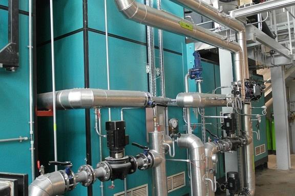 Galeria zdjęć z budowy elektrociepłowni.