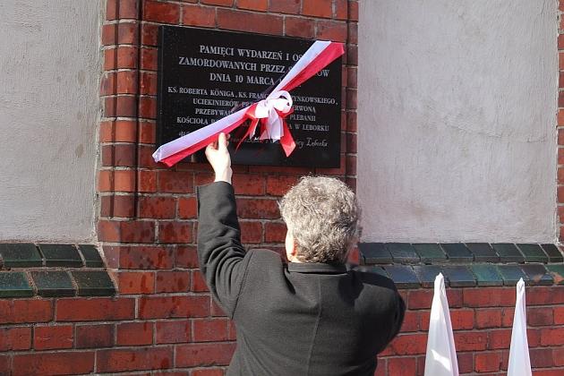 Tablica pamięci wydarzeń 10 marca 1945 odsłonięta