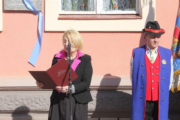 Tablica Alfreda Lubockiego odsłonięta