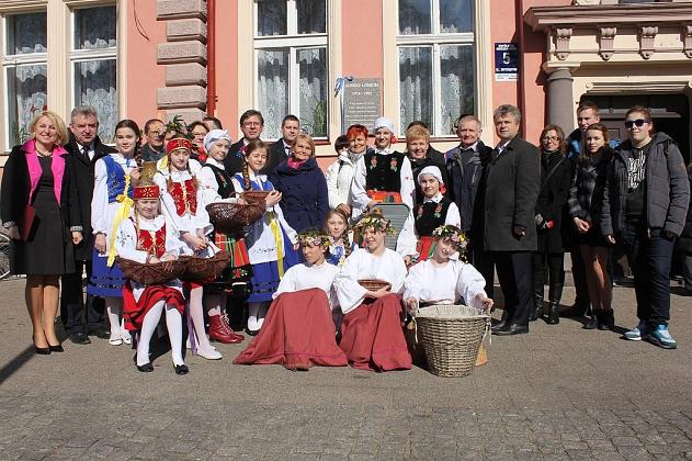 Tablica Alfreda Lubockiego odsłonięta