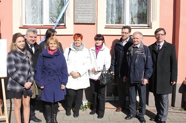 Tablica Alfreda Lubockiego odsłonięta