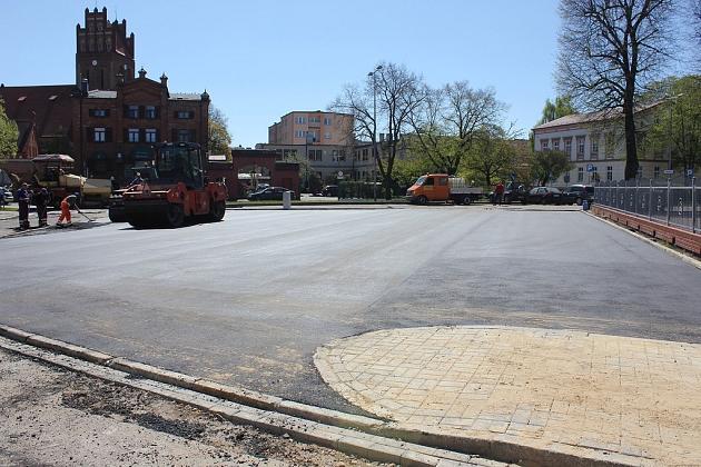 Remont parkingu przy Sądzie Rejonowym