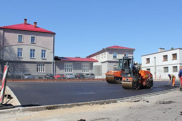 Remont parkingu przy Sądzie Rejonowym