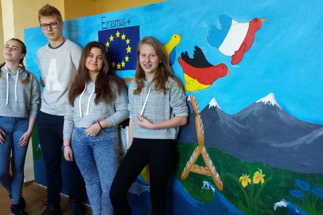 Europejski  projekt w  Gimnazjum nr 1 w Lęborku