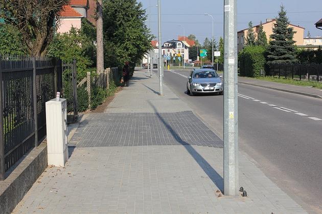 Remont chodnika w kierunku cmentarza