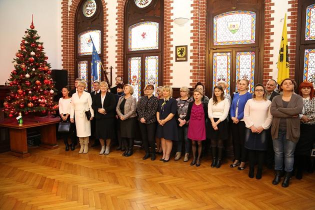 Kolęda Biskupa w ratuszu