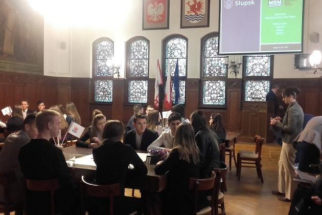 Spotkanie Młodzieżowych Rad Miast Lęborka, Ustki, Kościerzyny i Słupska