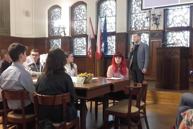 Spotkanie Młodzieżowych Rad Miast Lęborka, Ustki, Kościerzyny i Słupska