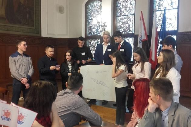 Spotkanie Młodzieżowych Rad Miast Lęborka, Ustki, Kościerzyny i Słupska