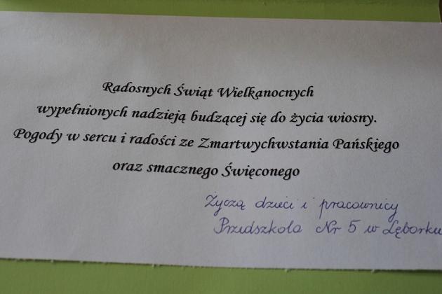 Wielkanocna wizyta przedszkolaków