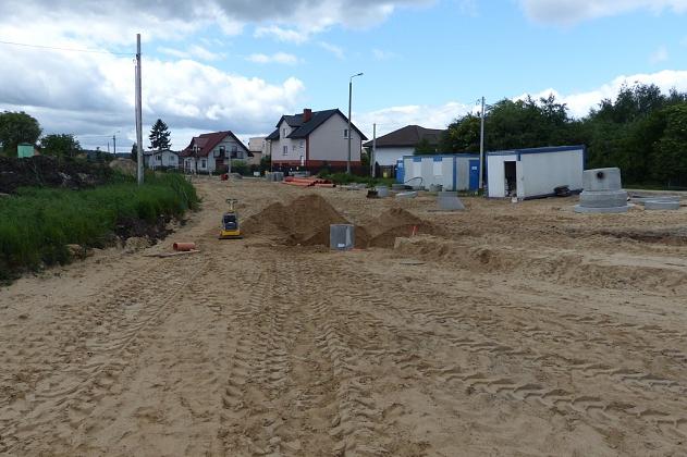 Most na Weterynaryjnej. Trwa budowa kanalizacji deszczowej