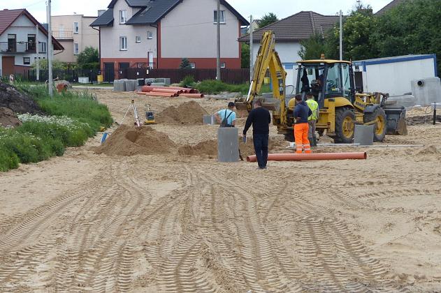 Most na Weterynaryjnej. Trwa budowa kanalizacji deszczowej