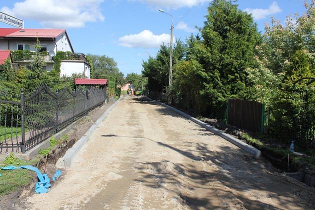 Chojnicka boczna w budowie