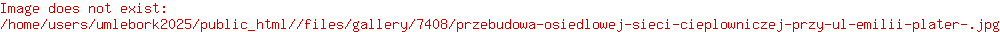 Przebudowa sieci ciepłowniczej przy E. Plater
