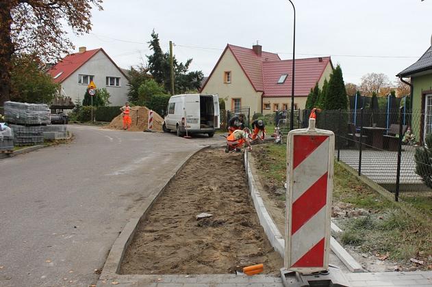 Ulica Kolonia w remoncie