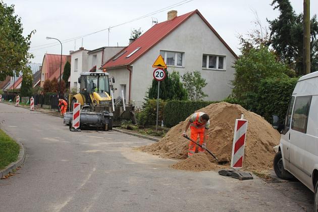 Ulica Kolonia w remoncie