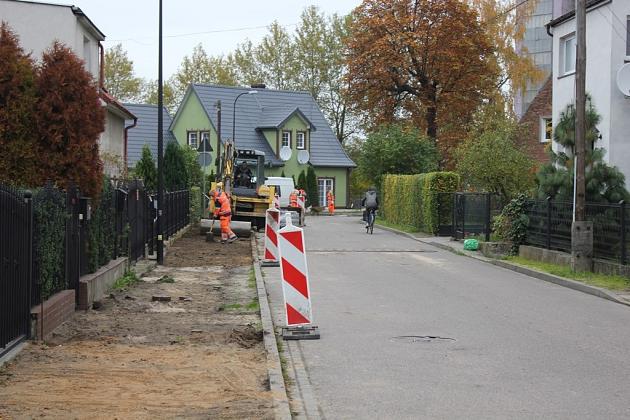 Ulica Kolonia w remoncie