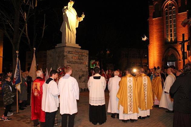 Poświecenie Figury Jezusa Chrystusa Naszego Króla i Pana