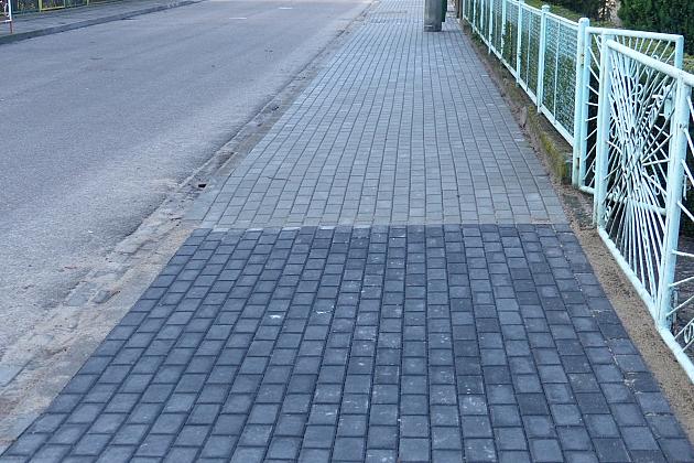 Chodnik przy ulicy Wyspiańskiego wyremontowany