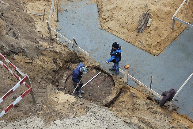 Dokopali się do fundamentów. Przebudowa Wieży Ciśnień