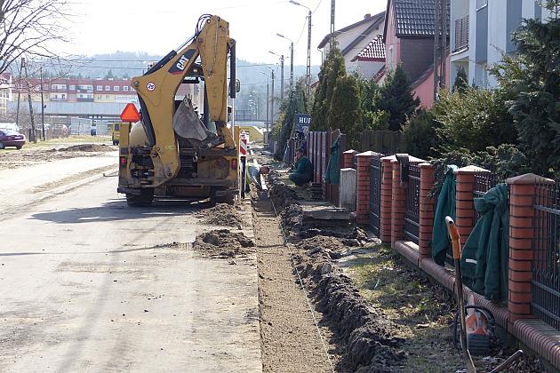 Budowa kanalizacji deszczowej przy ulicy Sportowej