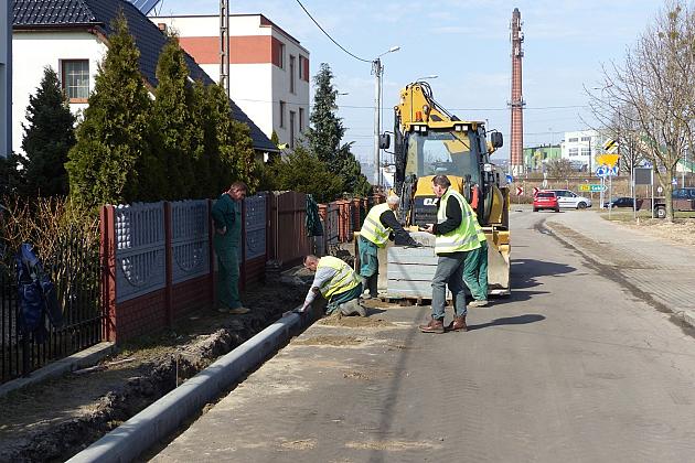 Budowa kanalizacji deszczowej przy ulicy Sportowej