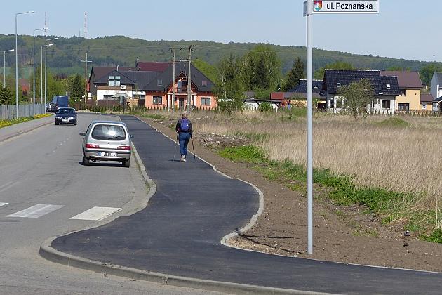 Nadmorska z nową ścieżką rowerową